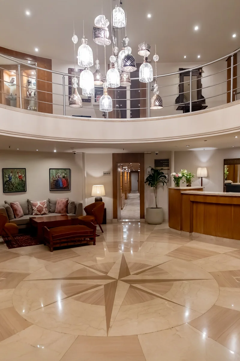 Lobby of the Jamila Nile Cruise Nile cruise